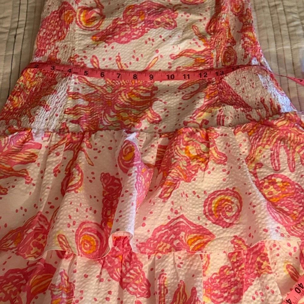 Lilly Pulitzer Elinor Tiered Dress in CONCHED OUT* Print - Picture 10 of 13